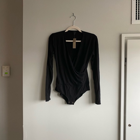 NWT!  JCREW Wrap Bodysuit - Picture 2 of 6